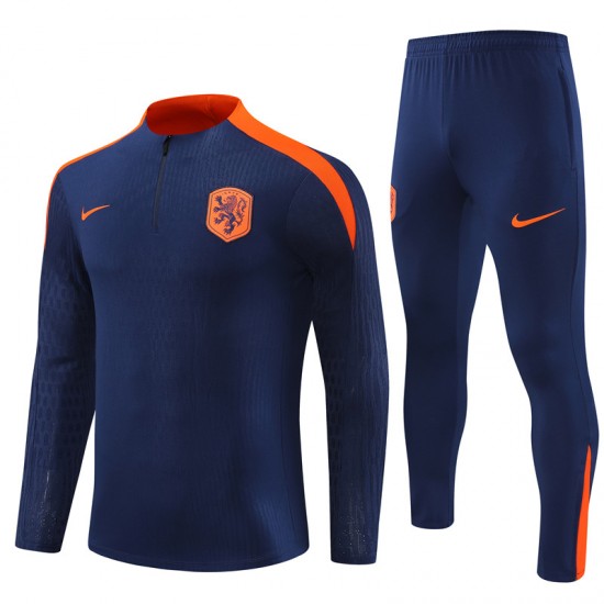 Nederland Blauw Sweatshirts Pak 2024