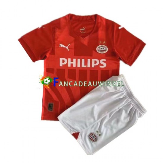 PSV Eindhoven Anniversary Wedstrijdshirt met Korting Thuis Kind 2023-24 Korte Mouw