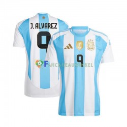 Argentinië Wedstrijdshirt met Korting Julian Alvarez 9 Copa America Thuis Heren 2024 Korte Mouw