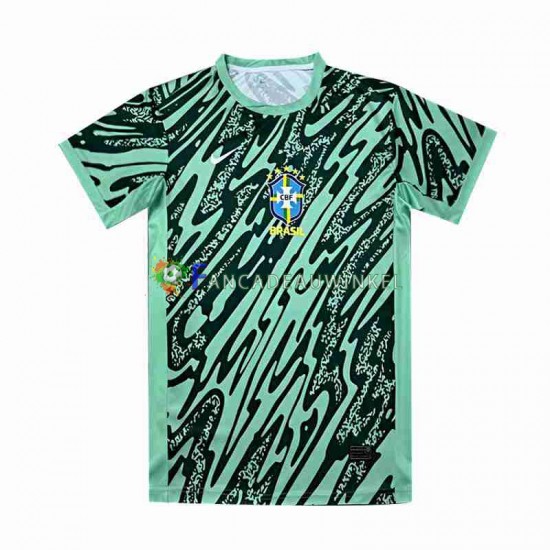 Brazilië Wedstrijdshirt met Korting Copa America Keepersshirt 3rd Heren 2024 Korte Mouw