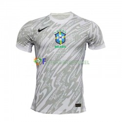 Brazilië Wedstrijdshirt met Korting Copa America Keepersshirt Thuis Heren 2024 Korte Mouw