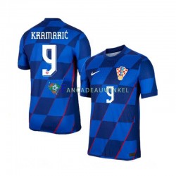 Kroatië Wedstrijdshirt met Korting Andrej Kramaric 9 Uit Heren EK 2024 Korte Mouw