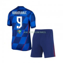 Kroatië Wedstrijdshirt met Korting Andrej Kramaric 9 Uit Kind EK 2024 Korte Mouw