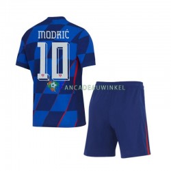 Kroatië Wedstrijdshirt met Korting Modrić 10 Uit Kind EK 2024 Korte Mouw