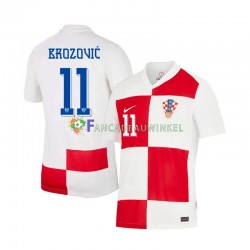 Kroatië Wedstrijdshirt met Korting Marcelo Brozovic 11 Thuis Heren EK 2024 Korte Mouw