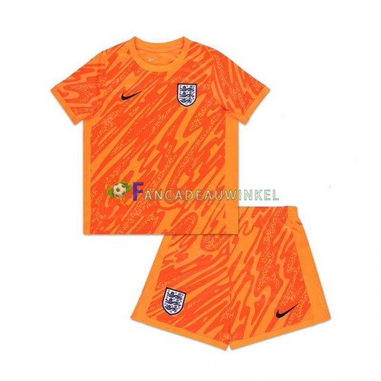Engeland Wedstrijdshirt met Korting Keepersshirt Thuis Kind EK 2024 Korte Mouw