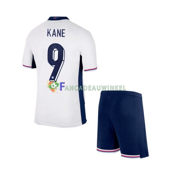 Engeland Wedstrijdshirt met Korting Harry Kane 9 Thuis Kind EK 2024 Korte Mouw