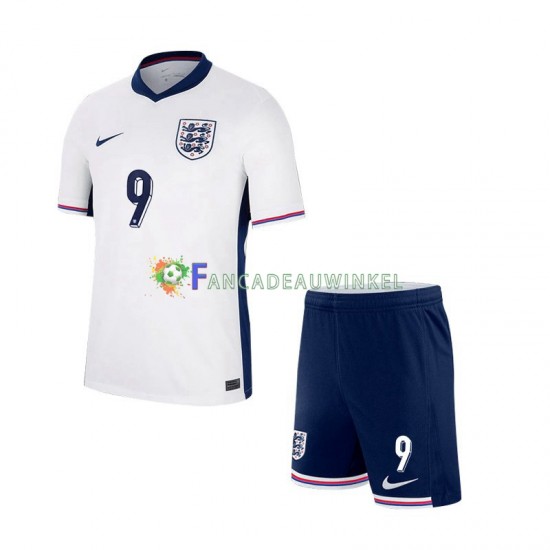 Engeland Wedstrijdshirt met Korting Harry Kane 9 Thuis Kind EK 2024 Korte Mouw