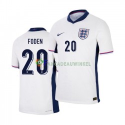 Engeland Wedstrijdshirt met Korting Phil Foden 20 Thuis Heren EK 2024 Korte Mouw