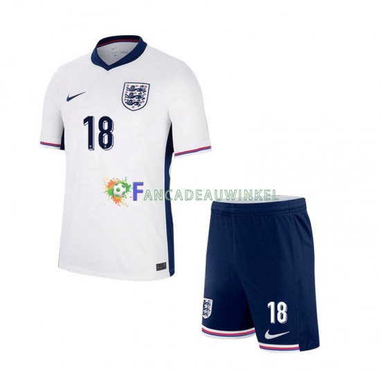 Engeland Wedstrijdshirt met Korting Trent Alexander-Arnold 18 Thuis Kind EK 2024 Korte Mouw