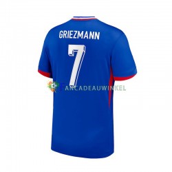Frankrijk Wedstrijdshirt met Korting Antoine Griezmann 7 Thuis Heren EK 2024 Korte Mouw