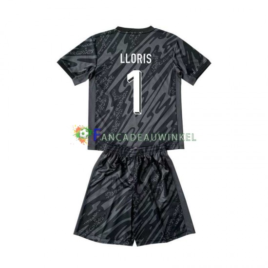 Frankrijk Wedstrijdshirt met Korting Hugo Lloris 1 Keepersshirt Uit Kind EK 2024 Korte Mouw