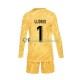 Frankrijk Wedstrijdshirt met Korting Hugo Lloris 1 Keepersshirt Thuis Kind EK 2024 Lange Mouw