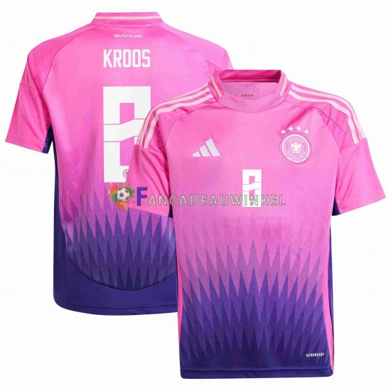 Duitsland Wedstrijdshirt met Korting Toni Kroos Uit Heren EK 2024 Korte Mouw