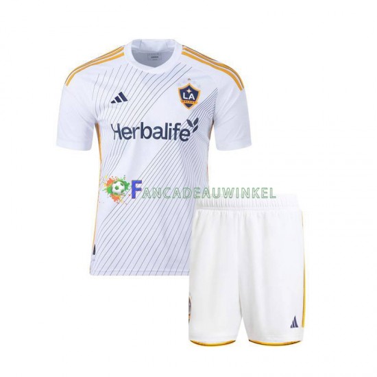 Los Angeles Galaxy Wedstrijdshirt met Korting Thuis Kind 2024 Korte Mouw