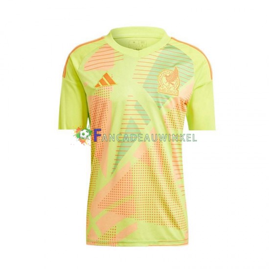 Mexico Wedstrijdshirt met Korting Keepersshirt Uit Heren EK 2024 Korte Mouw