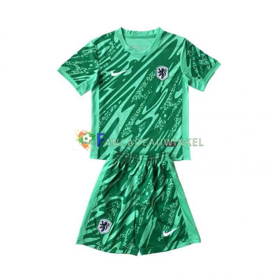 Nederland Wedstrijdshirt met Korting Keepersshirt Thuis Kind EK 2024 Korte Mouw