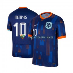 Nederland Wedstrijdshirt met Korting Memphis Depay 10 Uit Heren EK 2024 Korte Mouw