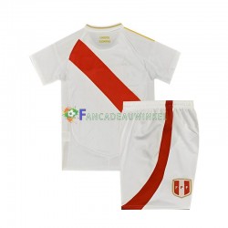 Peru Wedstrijdshirt met Korting Copa America Thuis Kind 2024 Korte Mouw