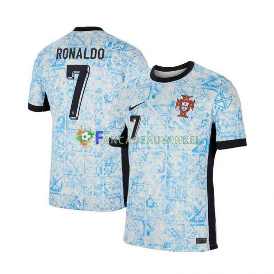 Portugal Wedstrijdshirt met Korting Cristiano Ronaldo 7 Uit Heren EK 2024 Korte Mouw