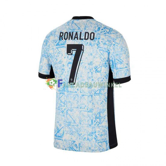 Portugal Wedstrijdshirt met Korting Cristiano Ronaldo 7 Uit Heren EK 2024 Korte Mouw