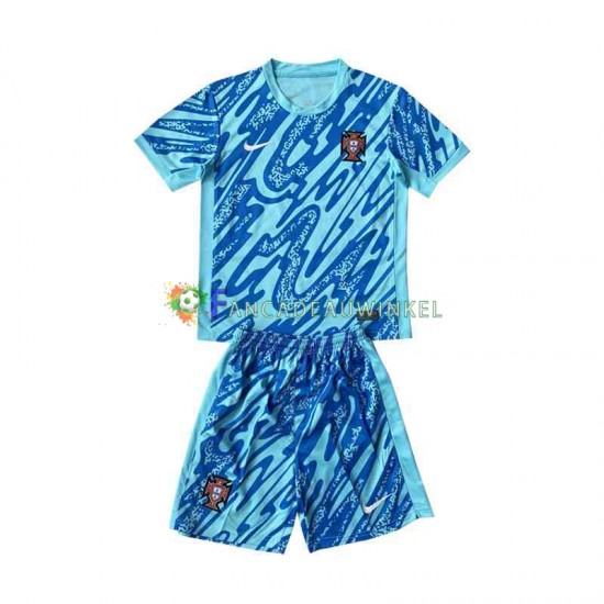 Portugal Wedstrijdshirt met Korting Keepersshirt 3rd Kind EK 2024 Korte Mouw