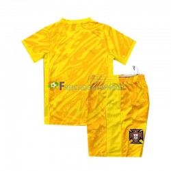 Portugal Wedstrijdshirt met Korting Keepersshirt Thuis Kind EK 2024 Korte Mouw
