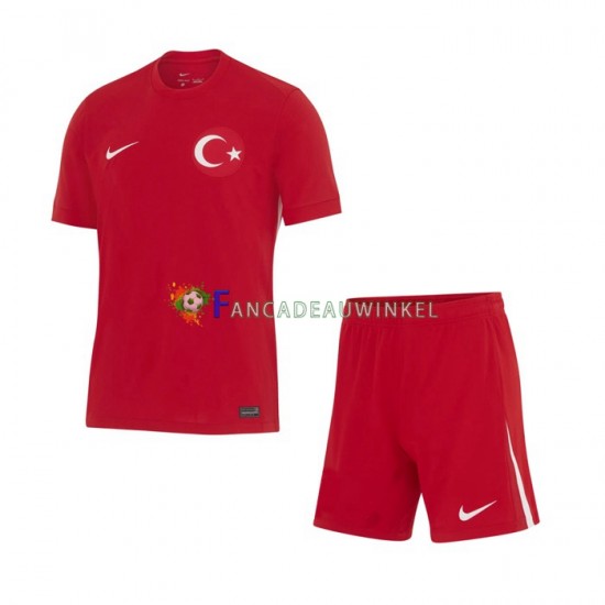 Turkije Wedstrijdshirt met Korting Uit Kind EK 2024 Korte Mouw