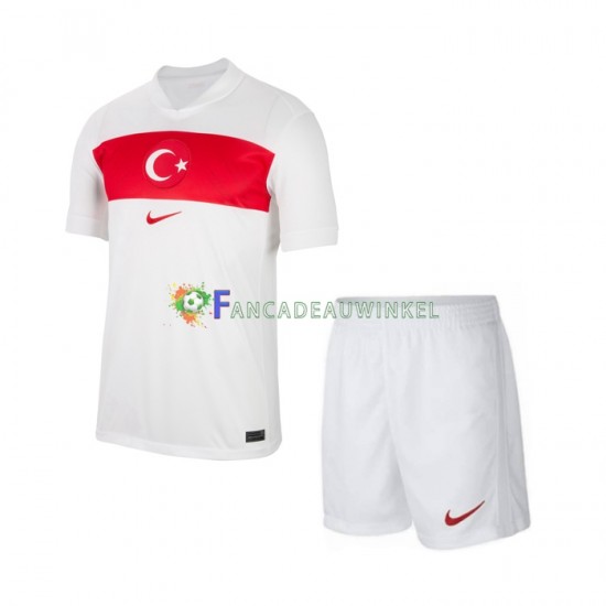 Turkije Wedstrijdshirt met Korting Thuis Kind EK 2024 Korte Mouw