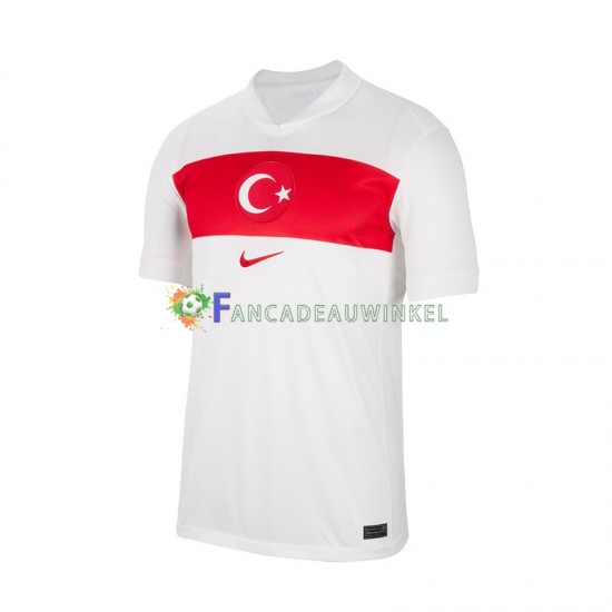 Turkije Wedstrijdshirt met Korting Thuis Heren EK 2024 Korte Mouw