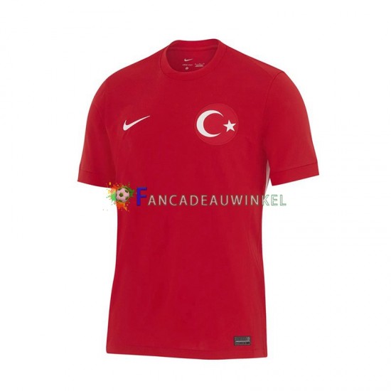 Turkije Wedstrijdshirt met Korting Uit Heren EK 2024 Korte Mouw
