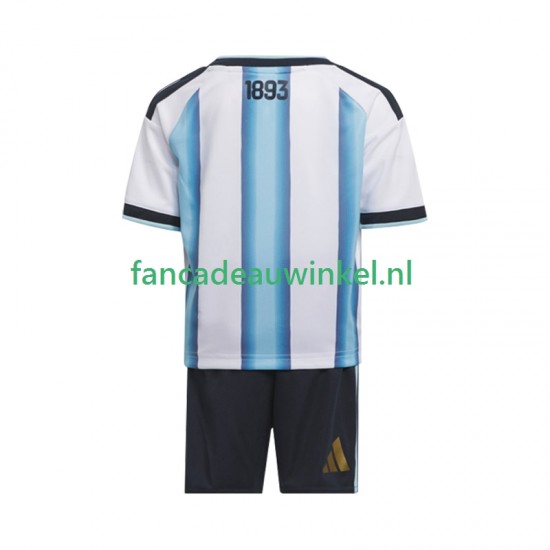 Argentinië Wedstrijdshirt met Korting Thuis Kind WK 2026 Korte Mouw