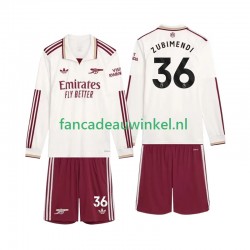 Arsenal Wedstrijdshirt met Korting Zubimendi 36 3rd Kind 2025-26 Lange Mouw