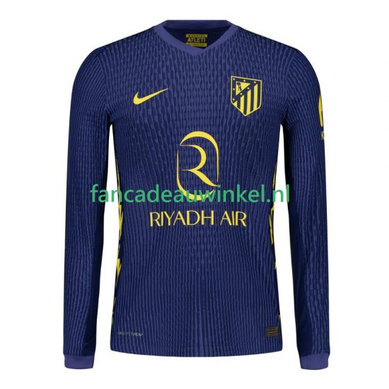 Atlético Madrid Wedstrijdshirt met Korting Uit Heren 2025-26 Lange Mouw