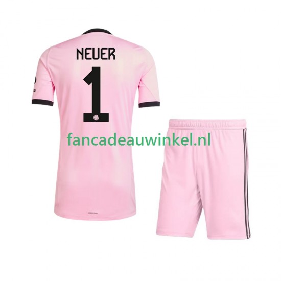 FC Bayern München Wedstrijdshirt met Korting Manuel Neuer 1 UCL Keepersshirt 3rd Kind 2025-26 Korte Mouw