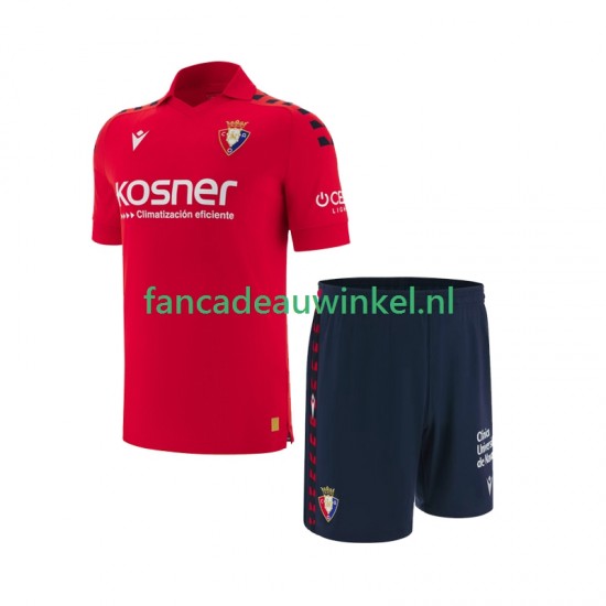 CA Osasuna Wedstrijdshirt met Korting Thuis Kind 2025-26 Korte Mouw