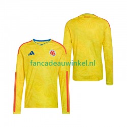 Colombia Wedstrijdshirt met Korting Thuis Heren WK 2026 Lange Mouw