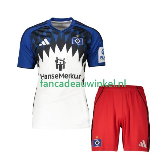Hamburger SV Wedstrijdshirt met Korting Thuis Kind 2025-26 Korte Mouw