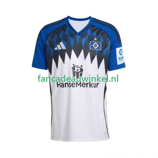 Hamburger SV Wedstrijdshirt met Korting Thuis Heren 2025-26 Korte Mouw