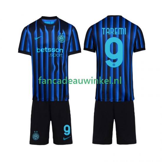 Inter Milan Wedstrijdshirt met Korting Marcus Thuram 9 Thuis Kind 2025-26 Korte Mouw