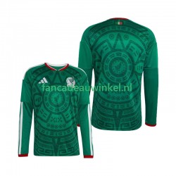 Mexico Wedstrijdshirt met Korting Thuis Heren WK 2026 Lange Mouw