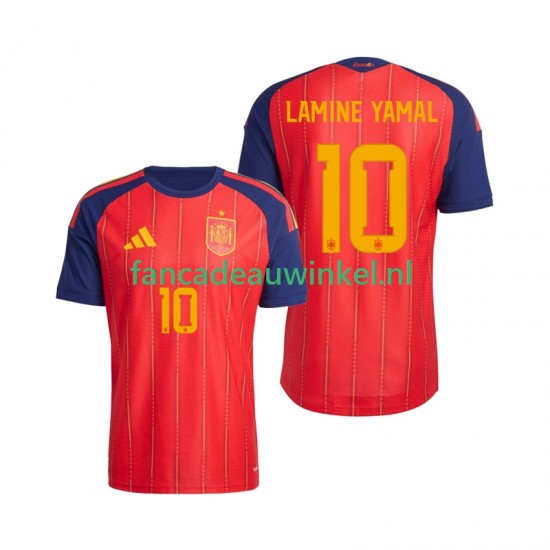 Spanje Wedstrijdshirt met Korting Lamine Yamal 10 Thuis Heren WK 2026 Korte Mouw
