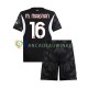 AC Milan Wedstrijdshirt met Korting Mike Maignan 16 Keepersshirt Thuis Zwart Kind 2024-25 Korte Mouw