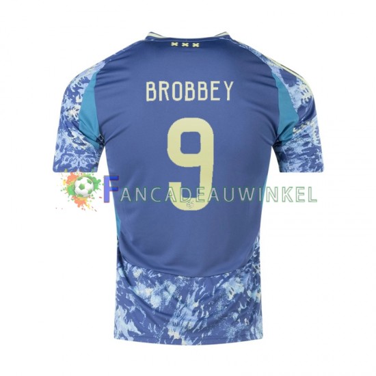 AFC Ajax Wedstrijdshirt met Korting Brian Brobbey 9 Uit Heren 2024-25 Korte Mouw