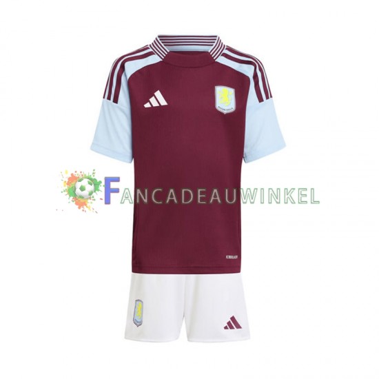 Aston Villa Wedstrijdshirt met Korting Thuis Kind 2024-25 Korte Mouw