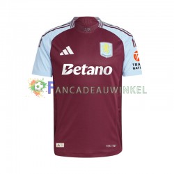 Aston Villa Wedstrijdshirt met Korting Thuis Heren 2024-25 Korte Mouw