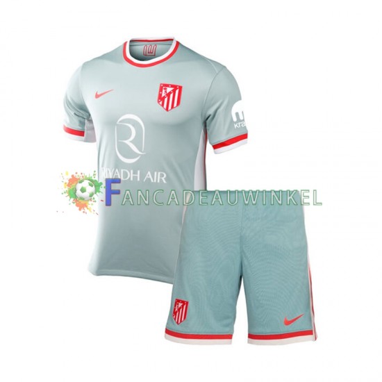 Atlético Madrid Wedstrijdshirt met Korting Uit Kind 2024-25 Korte Mouw