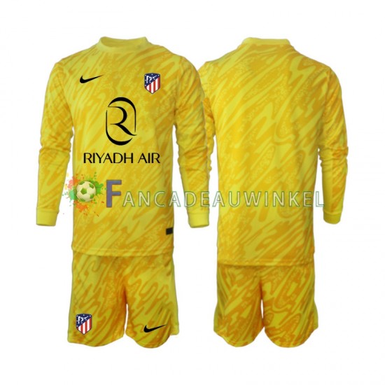 Atlético Madrid Wedstrijdshirt met Korting Keepersshirt 3rd Kind 2024-25 Lange Mouw