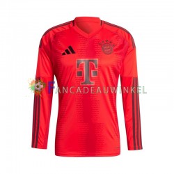 FC Bayern München Wedstrijdshirt met Korting Thuis Rood Heren 2024-25 Lange Mouw