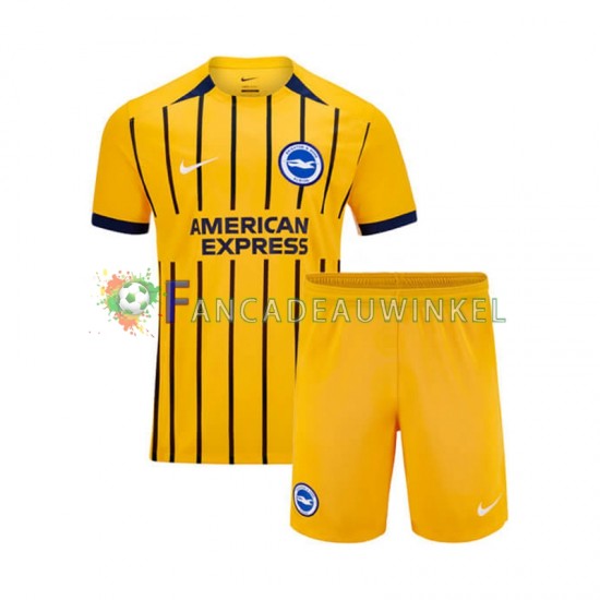 Brighton Hove Albion Wedstrijdshirt met Korting Uit Kind 2024-25 Korte Mouw